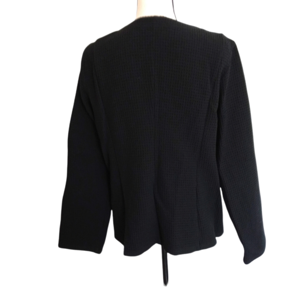 Eileen Fisher Textured Snap Button Front Coat - image 3